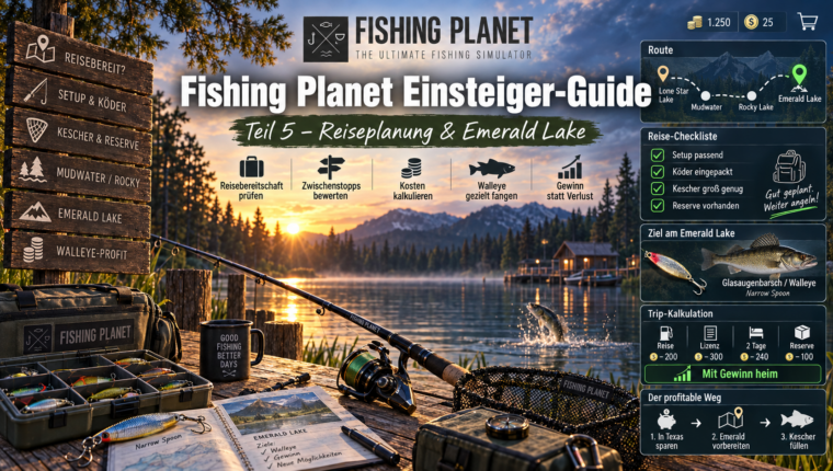 Fishing Planet und FP Campus Guide für Einsteiger - Teil 5