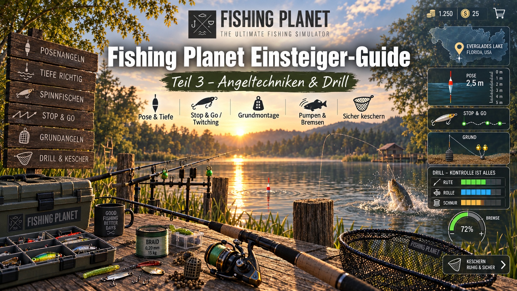 Fishing Planet und FP Campus Einsteiger Guide Teil 3